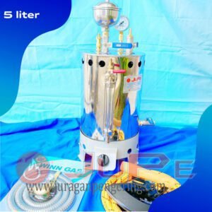 Setrika uap konversi lpg